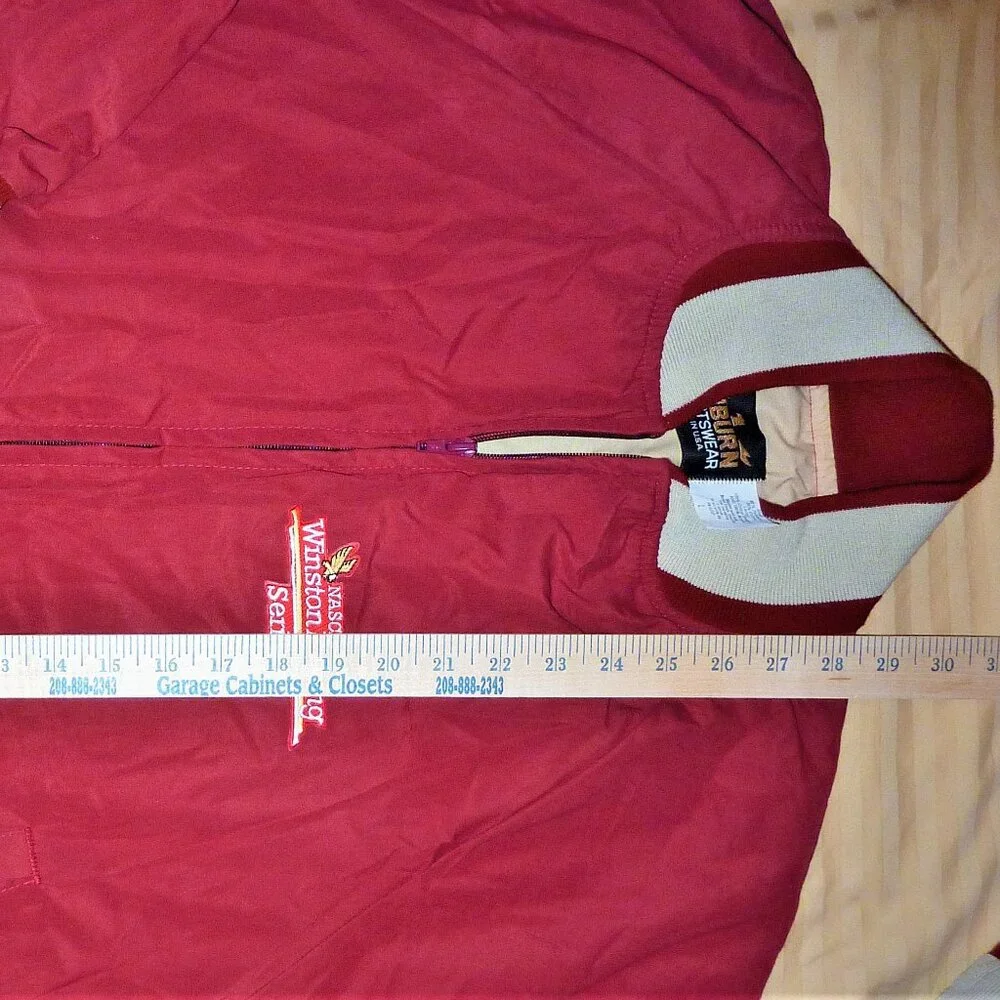 NASCAR Winston Racing Series jacket vintage Auburn Sportswear Made in USA 1980s